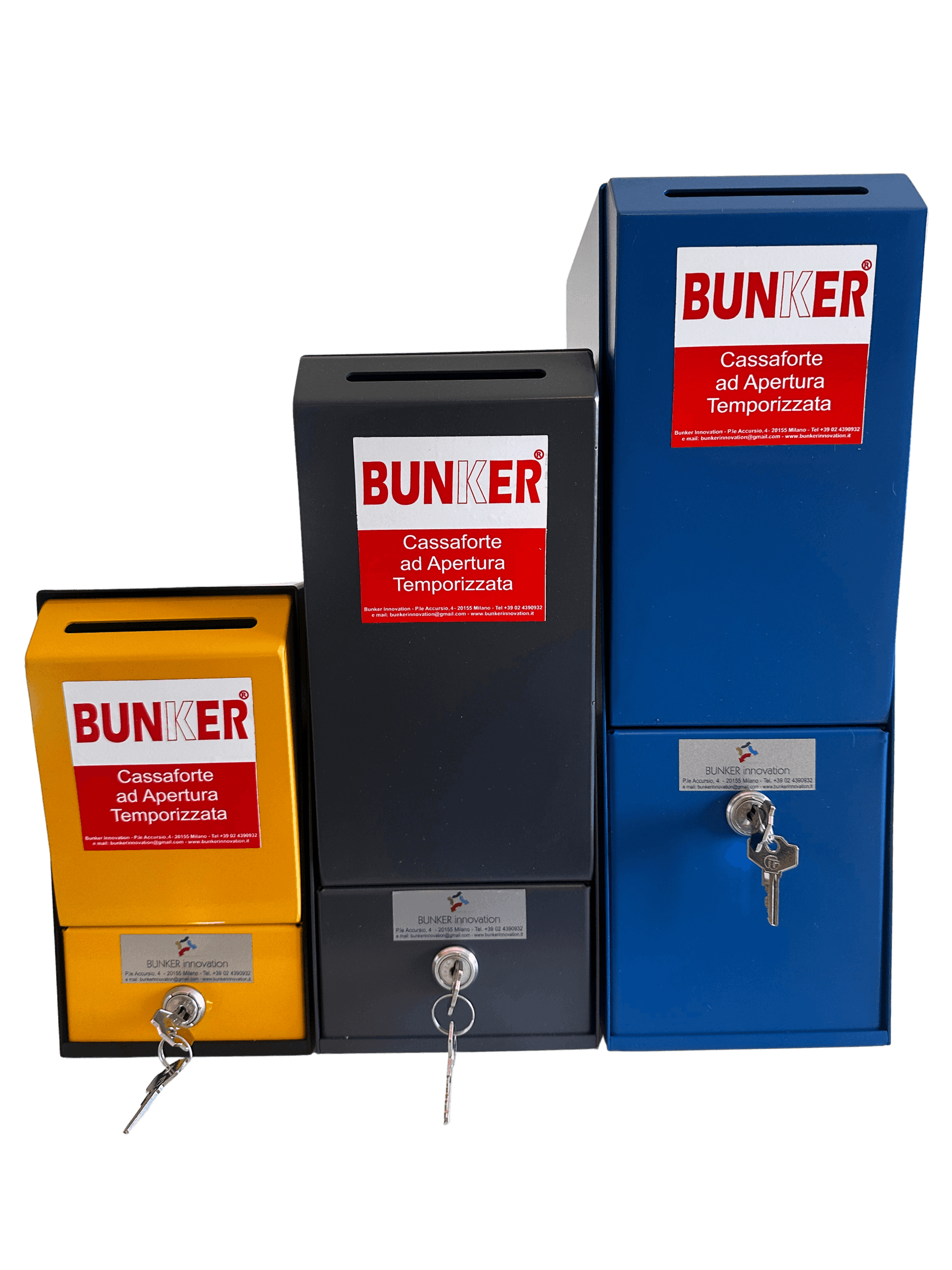 Bunker STD, L and XL time-delay cash protection units